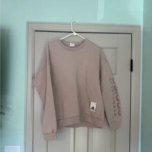 Adidas Cream Crewneck Sweatshirt